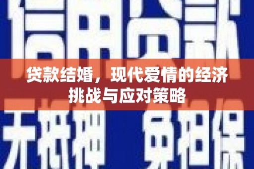 卢氏贷款结婚，现代爱情的经济挑战与应对策略