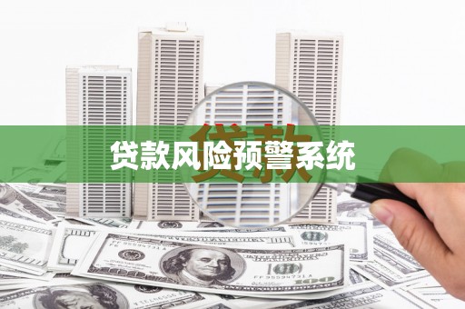 卢氏贷款风险预警系统