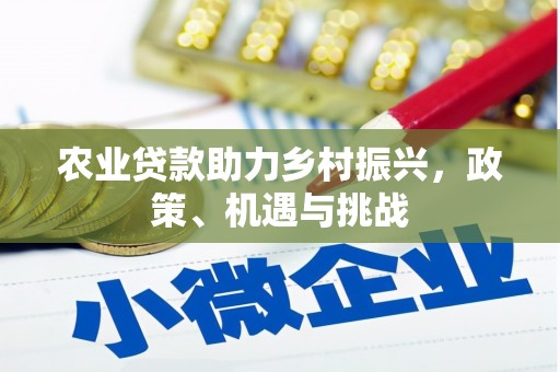 卢氏农业贷款助力乡村振兴，政策、机遇与挑战