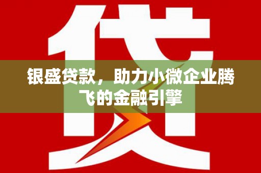 卢氏银盛贷款，助力小微企业腾飞的金融引擎