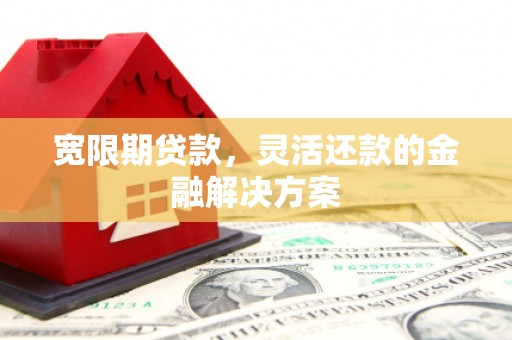 卢氏宽限期贷款，灵活还款的金融解决方案