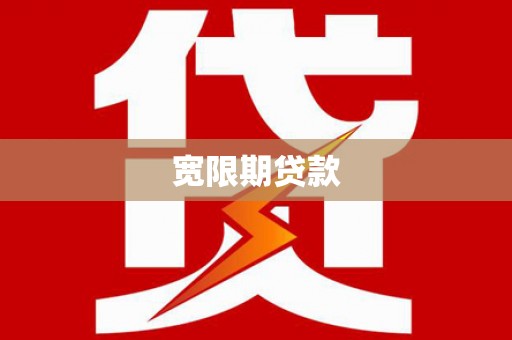 卢氏宽限期贷款