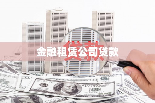 卢氏金融租赁公司贷款