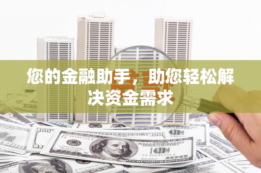 卢氏您的金融助手，助您轻松解决资金需求