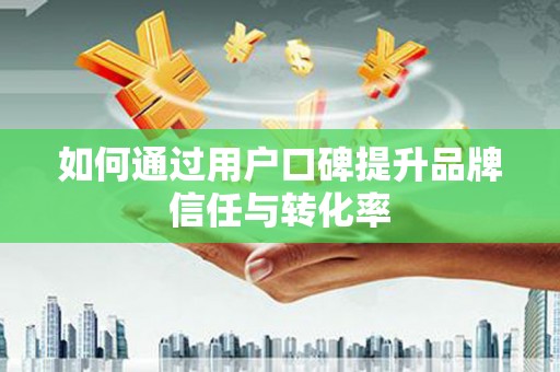 卢氏如何通过用户口碑提升品牌信任与转化率